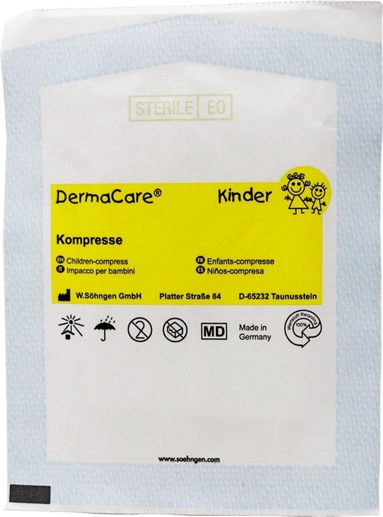 DermaCare Kinder Kompresse 8x6cm Produktbild 