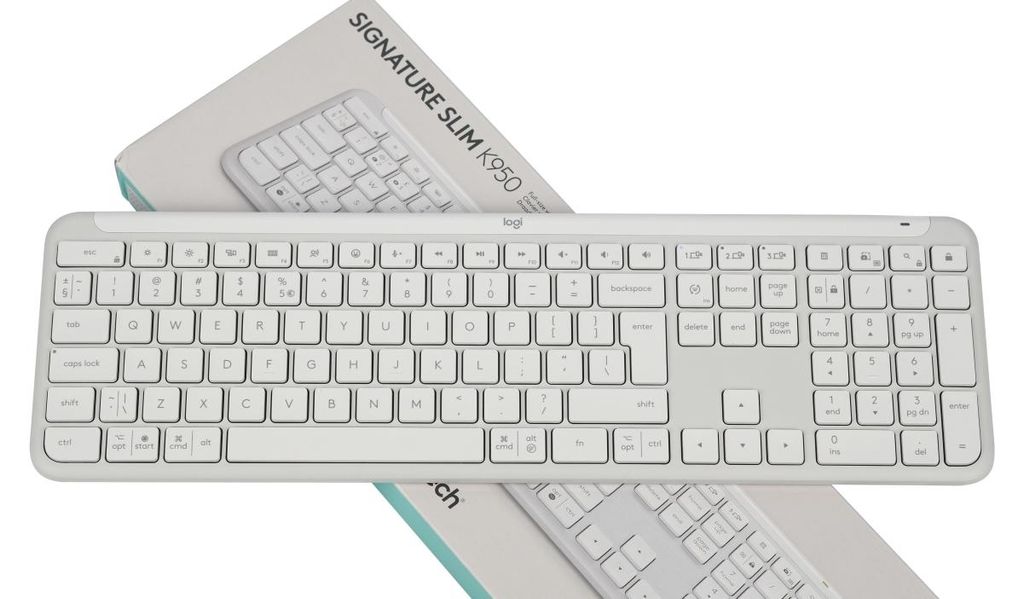 Logitech Signature Slim K950, Pełnowymiarowy (100%), Zdjęcie produktu 