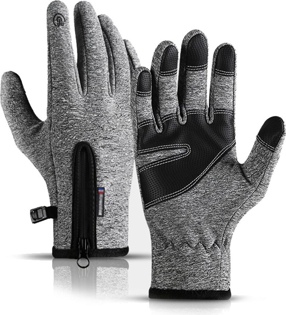 Herren- und Damen-Winterhandschuhe, wasserdichte warme Handschuhe, fingerspitzenempfindlich,