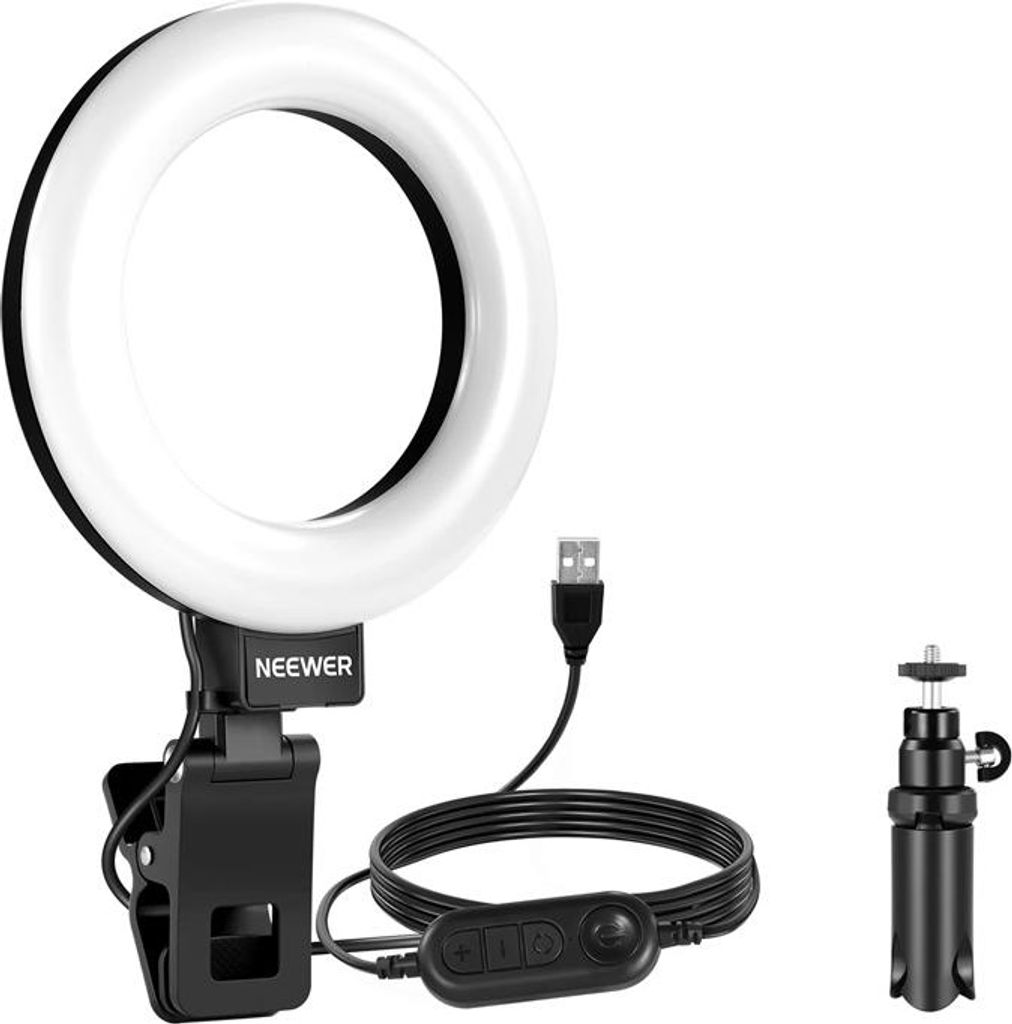 Neewer BR60 5" clip-on ring light / desk stand Zdjęcie produktu 