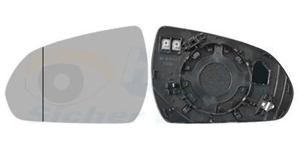 Rétroviseur extérieur gauche pour Hyundai i30 hayon miroir asphérique noir