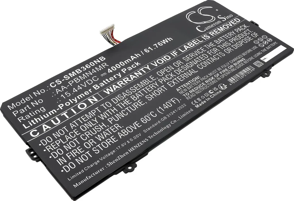 TECHTEK Batteria notebook compatibile con [Samsung] Galaxy Book Pro 360 13, GALAXY BOOK PRO NP930XDB-KD1HK, GALAXY BOOK PRO NP930XDB-KD1SE, GALAXY BO