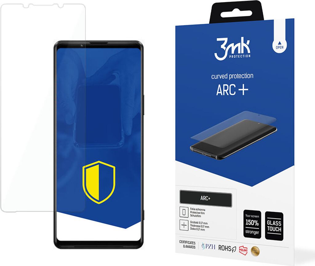 3mk Display Schutzfolie ARC+ fr Sony Xperia 1 III 5G 0,17mm Self-Heal
