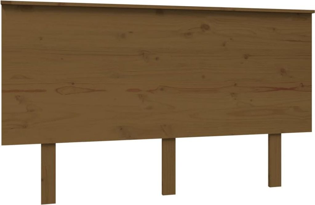 vidaXL Kopfteil Honigbraun 139x6x82,5 cm Massivholz Kiefer