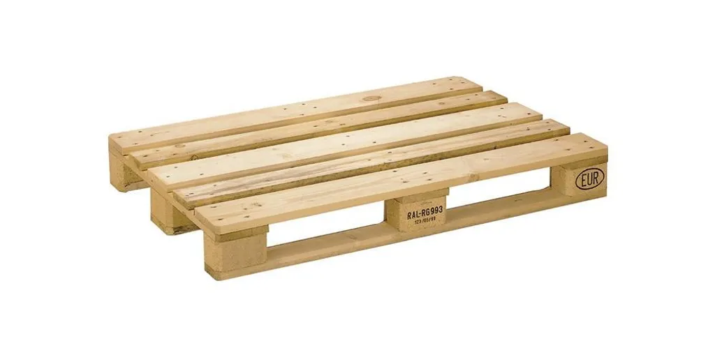 Palette de piscine L1200xl800xH144mm 1000kg 3 semelles HO naturel