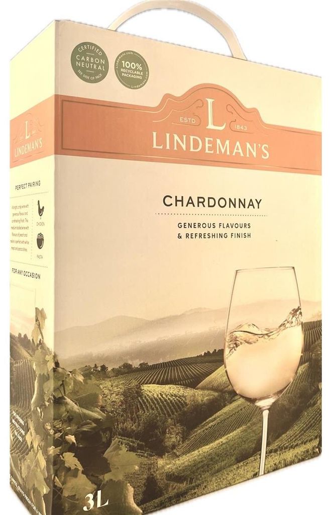 Lindemans Chardonnay 12,5% Vol.3L Bag in Box Produktbild 