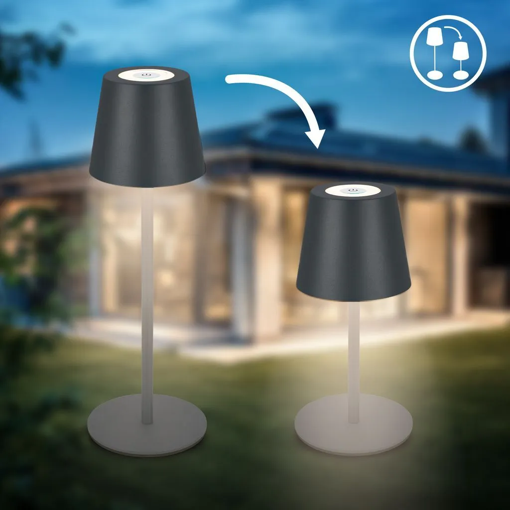 Lampe LED Tactile à Intensité Variable IP44 Protection Éclaboussures - 6