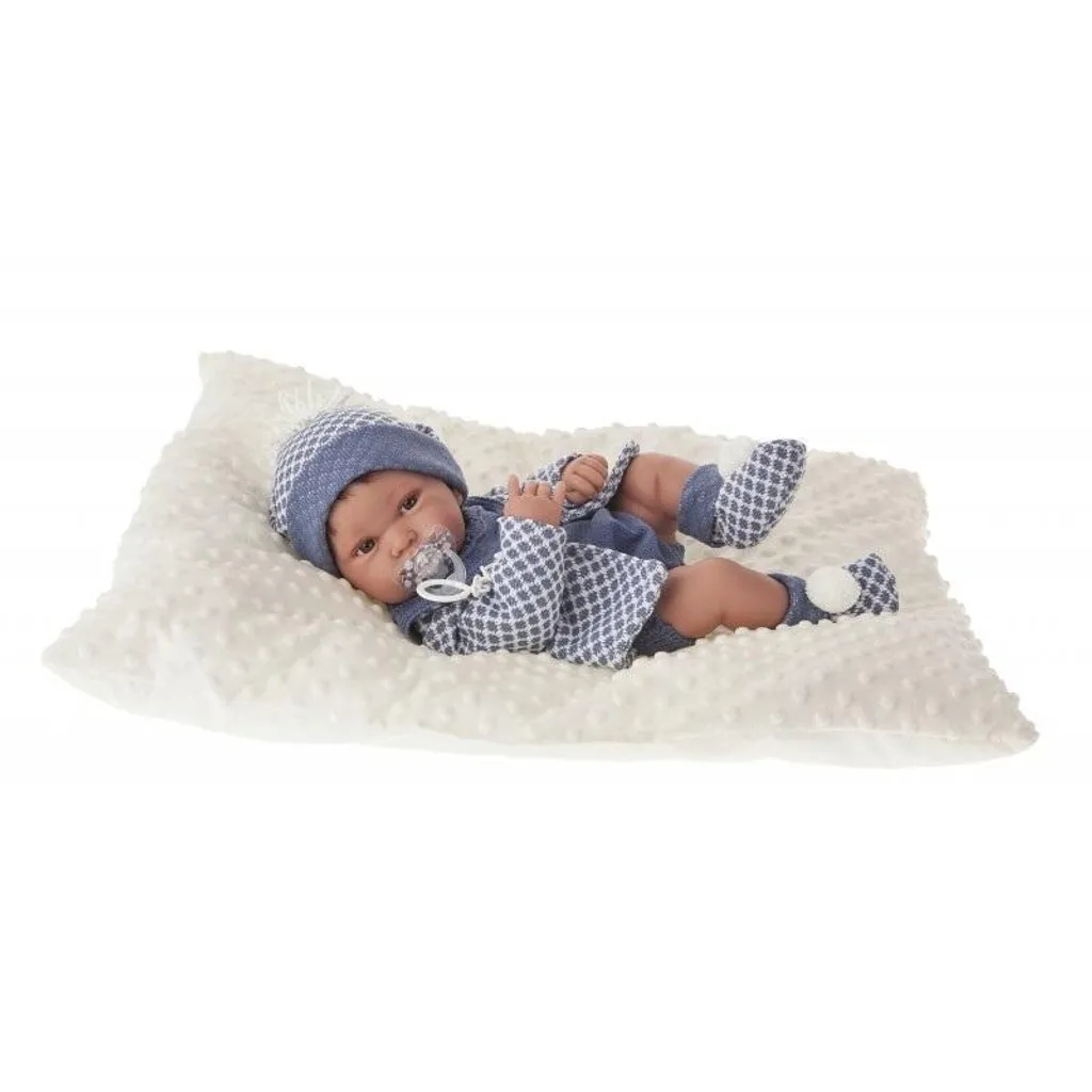 Bébé Pipo Coiffure Antonio Juan 42 cm - Vinyle Souple et Doux 5035