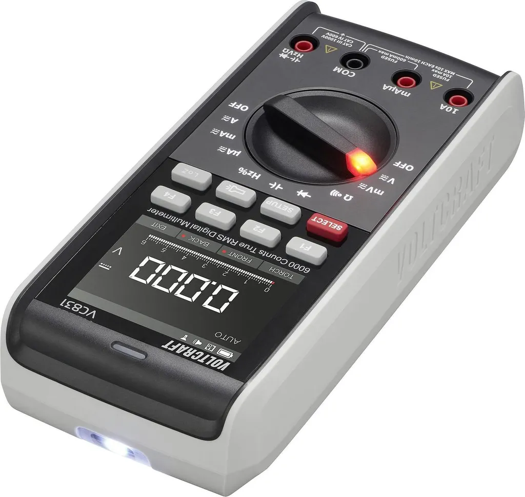 Multimètre numérique VOLTCRAFT VC831 : Mesurez en toute sécurité 1000V