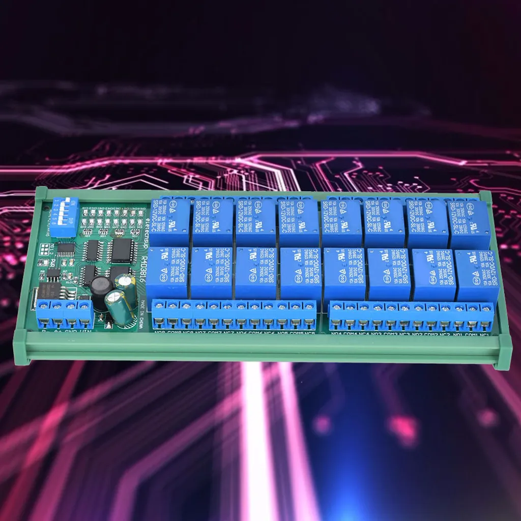 Module d'Extension Relais 12V RS485 PLC pour Télécommande Industrielle - 6
