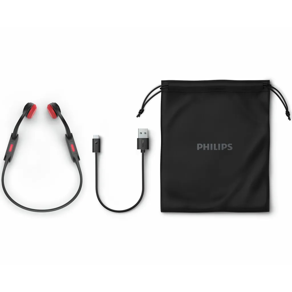 Casque Audio de Sport sans Fil Philips Noir Étanche Modèle TAA5608