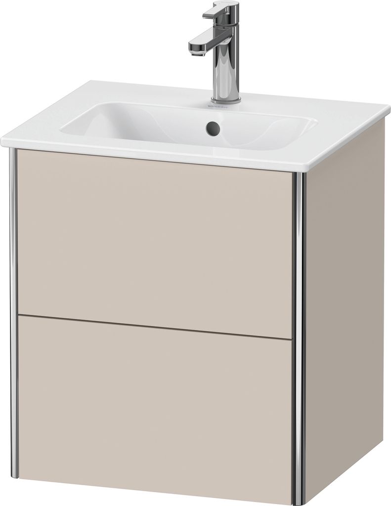 Duravit XSquare Waschtischunterbau Compact, wandhängend, 2 Schubkästen, 510x560x418mm, XS430609191