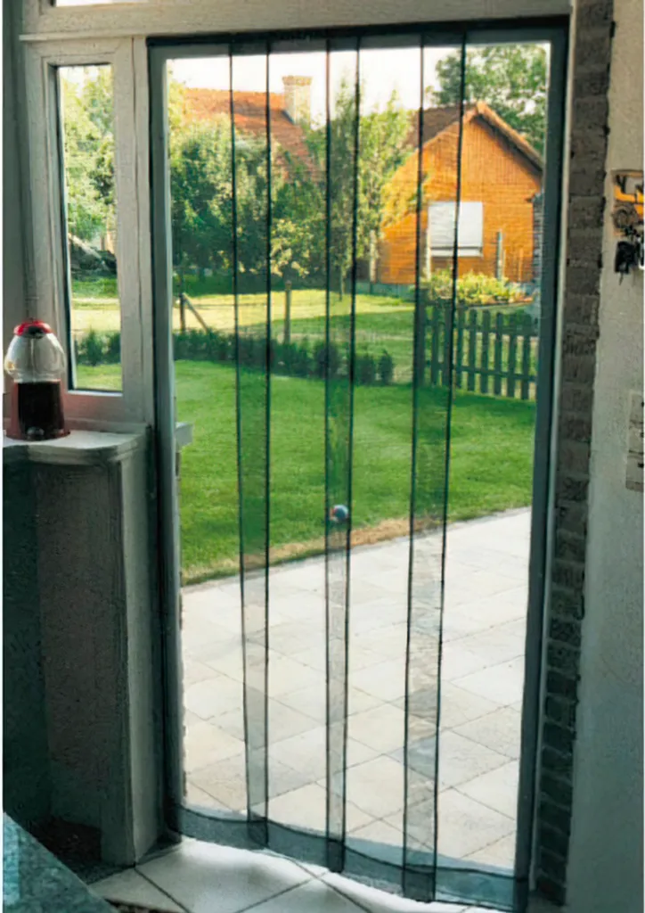 Rideau moustiquaire 120x240 fibre de verre pour porte et terrasse