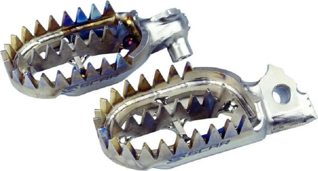 Repose-pieds SCAR Titanium pour compétition motocross et enduro