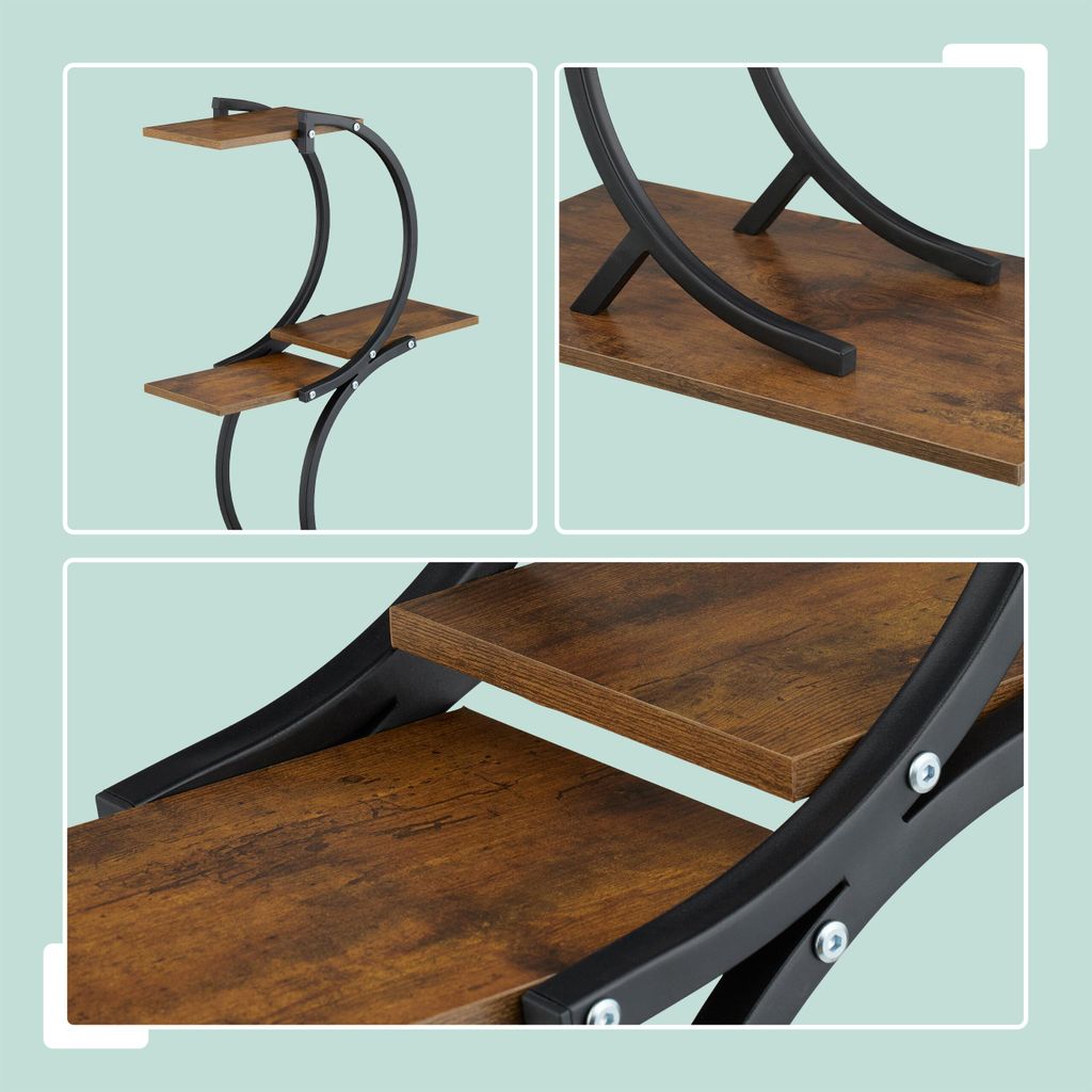 WTZ Supporto Per Piante A 17 Livelli, Fioriera A Scaletta Multi-piano Per Interni Ed Esterni, Espositore Per Vasi In Legno