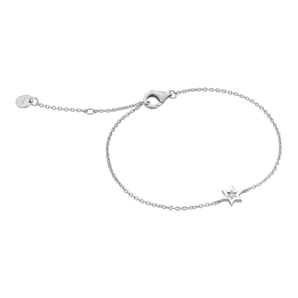Esprit ESBR01291117 Damen Armband Stern Sugar Silber Weiß 21 cm