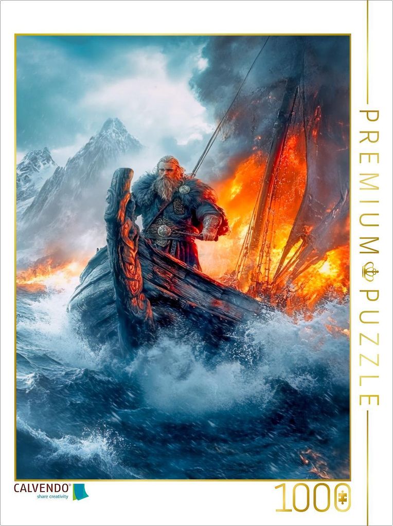 CALVENDO Puzzle Ein Motiv aus dem Kalender Die Wikinger und Produktbild 