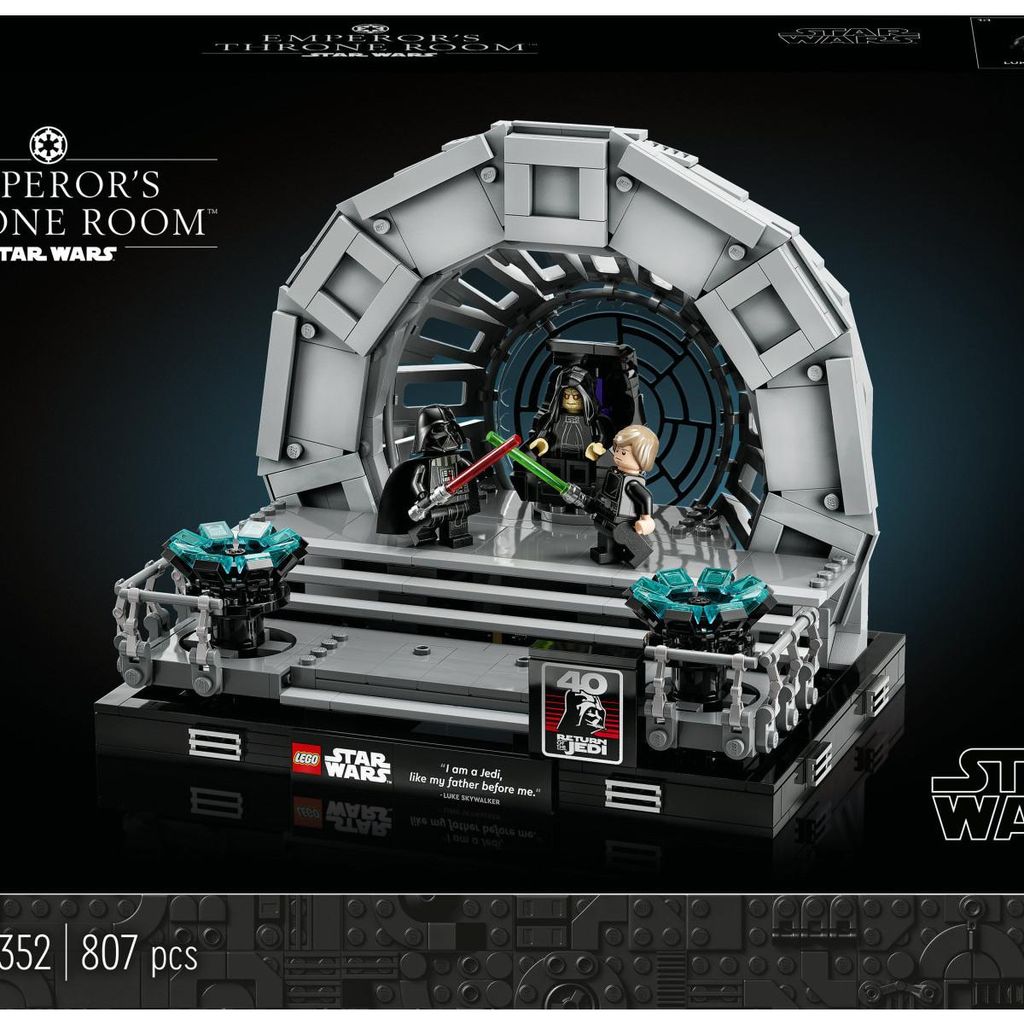 LEGO Star Wars Diorama : Salle du trône de l'empereur, Image du produit 