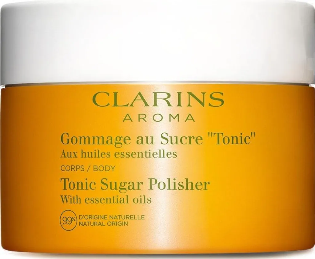 Soin Corps Clarins Aroma Tonic Sucre Polissant 250g - Rituel Vitalité