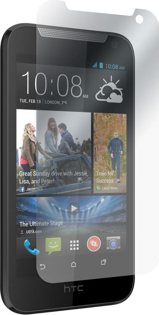 4er-Pack PhoneNatic Displayschutzfolien klar kompatibel mit HTC Desire 310