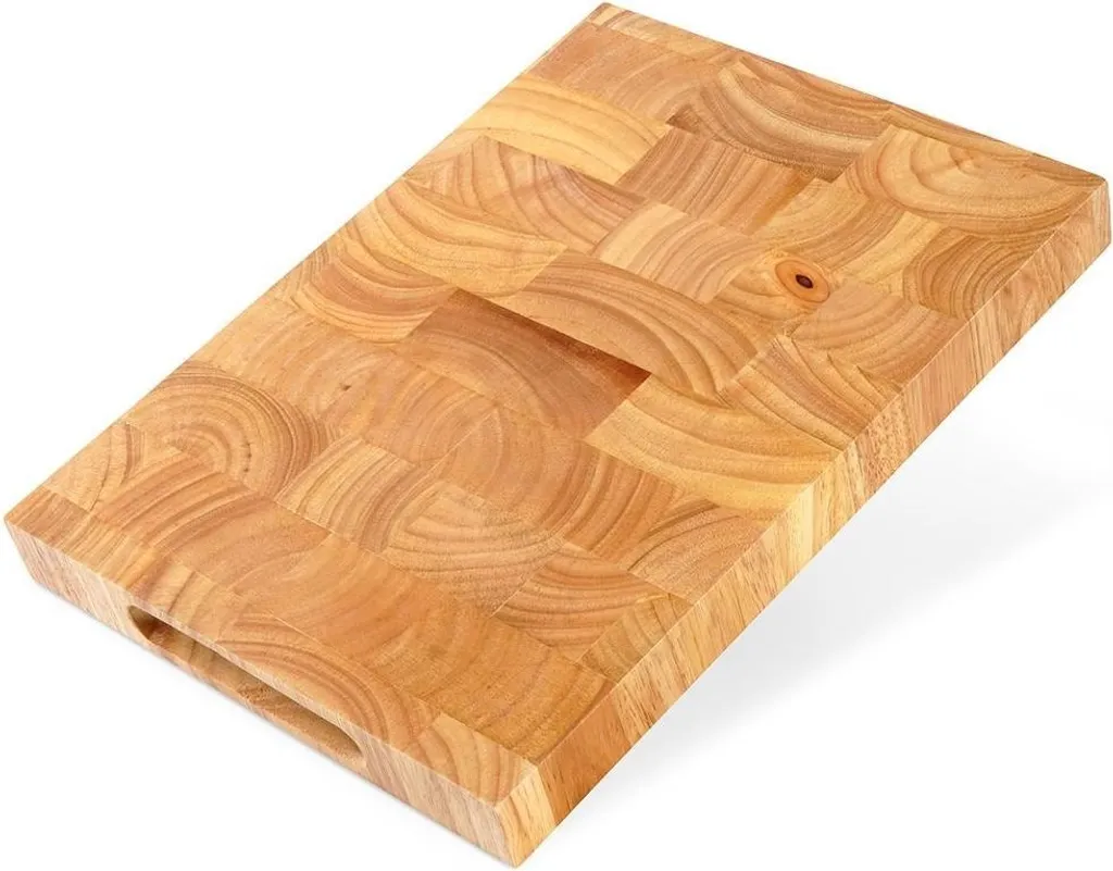 Tagliere Professionale Legno Massiccio con Maniglie - Alta Cucina - 1