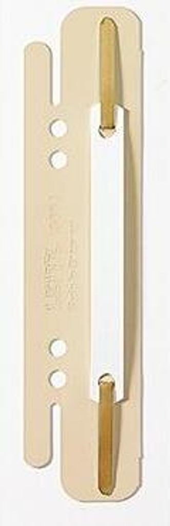 LEITZ Einsteck Heftstreifen 38 x 158 mm PVC sand 25 Stück Produktbild 