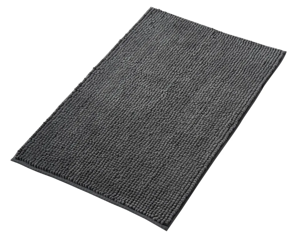 Tapis de bain anti-glisse gris foncé 40x60 cm pour sortir sans danger