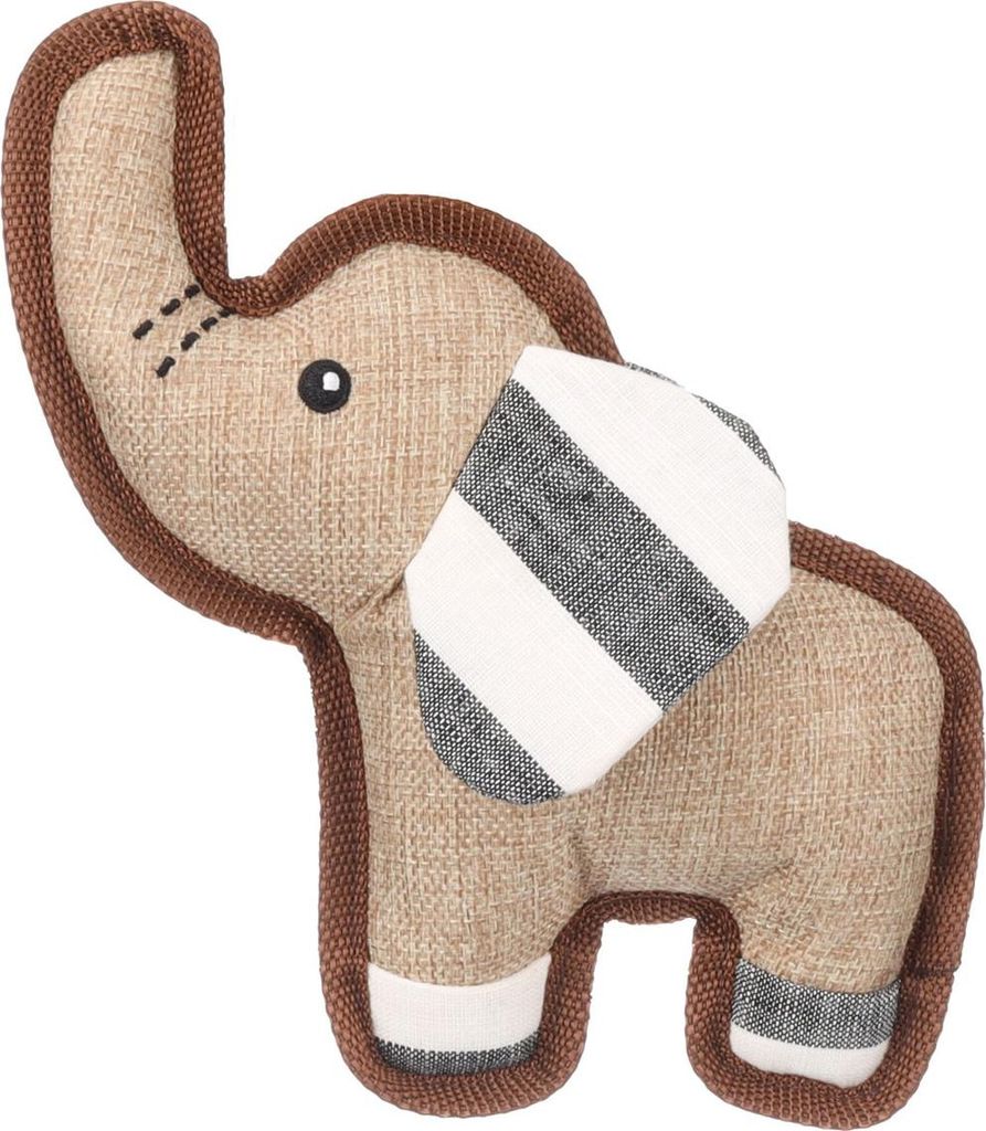 Flamingo Hundespielzeug Wigri Elefant beige