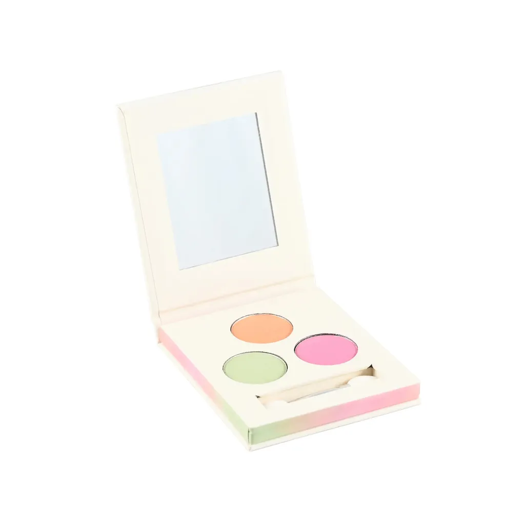Maquillage Yeux Enfant Namaki 3 Couleurs Printemps Rose Vert Orange
