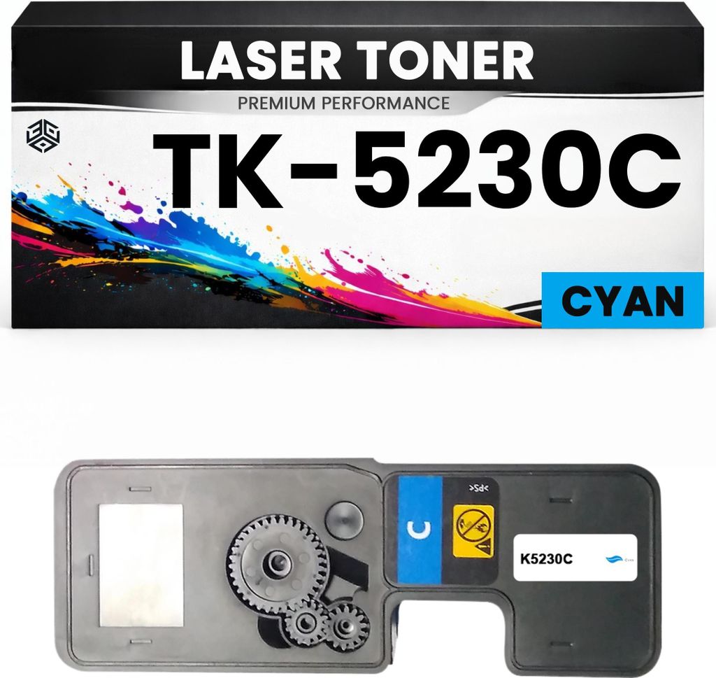 Toner TK-5230C Cyan für Kyocera TK5230C Premium Alternative für Kyocera ECOSYS M5521cdw, KYOCERA ECOSYS M5026cdw