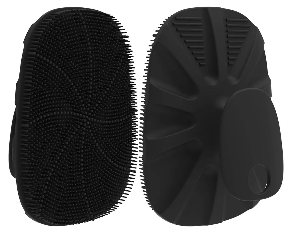 Brosse de douche en silicone exfoliant 1 pièce pour massage du corps