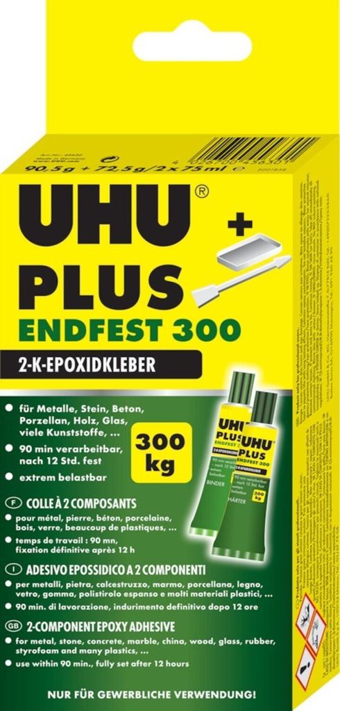 UHU PLUS ENDFEST 300 - Adesivo 2 Componenti 163g UHU Immagine del prodotto 