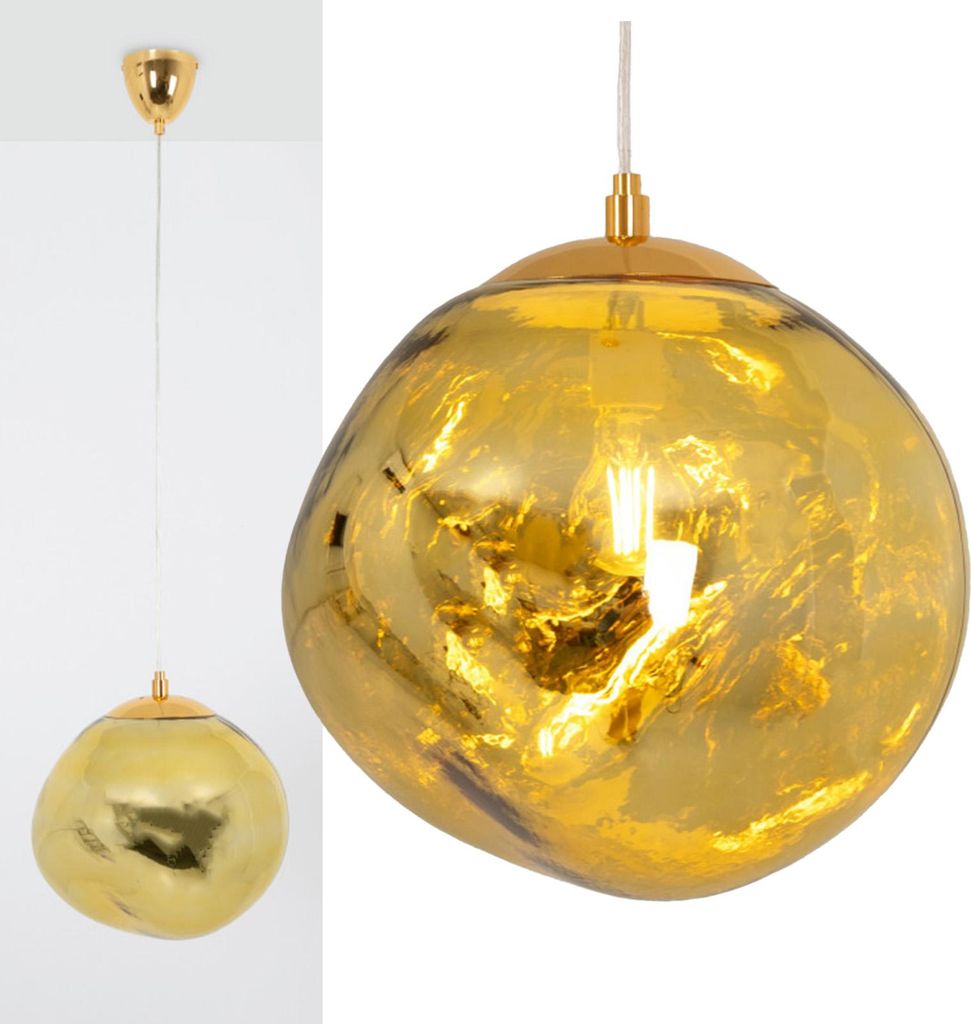 Lampada a sospensione di design moderno con grande paralume Immagine del prodotto 