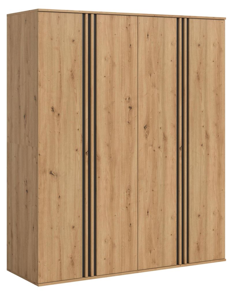 xonox.home Kleiderschrankkombination Tofta Artisan Eiche Nachbildung B/H/T: 160x190x56 cm