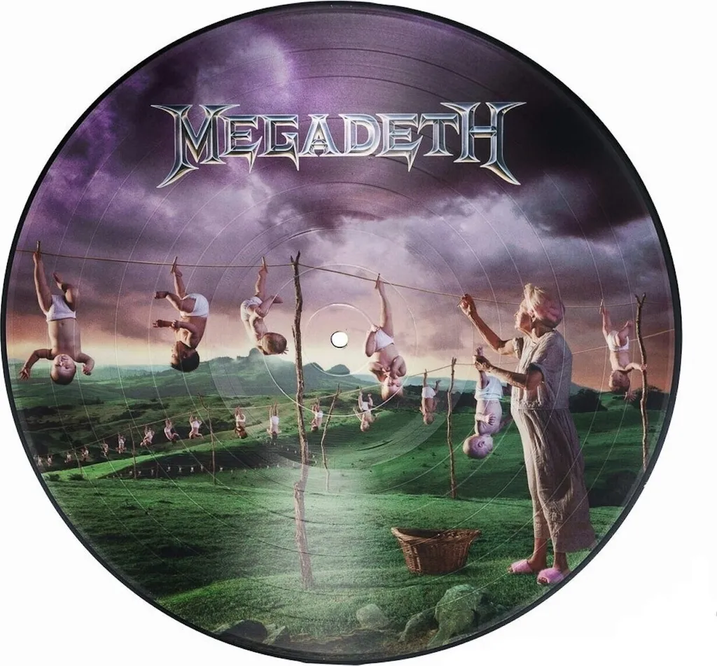 Vinyle Megadeth Youthanasia Picture Disc Réédition 180g LP Metal