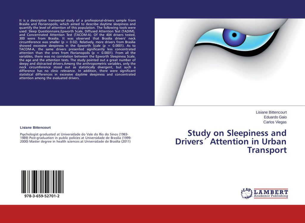 Study on Sleepiness and Drivers ́ Attention in Urban Transport