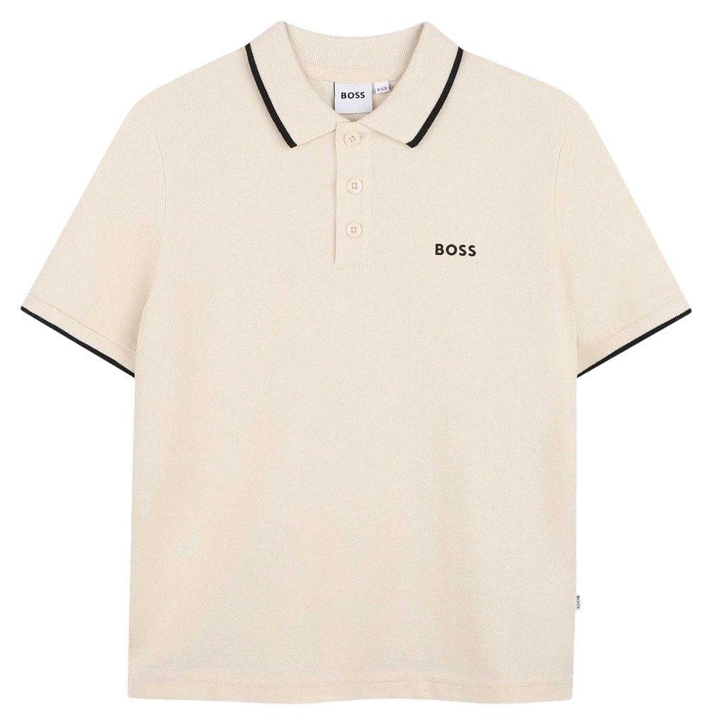 Boss - Poloshirt für Kinder, kurzärmlig GT13042 (176) (Sand)
