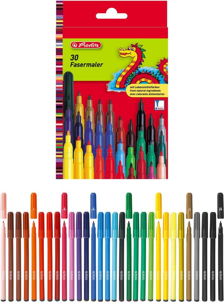 Herlitz 8649311, Gemischte Farben, 30 Stück(e) Produktbild 