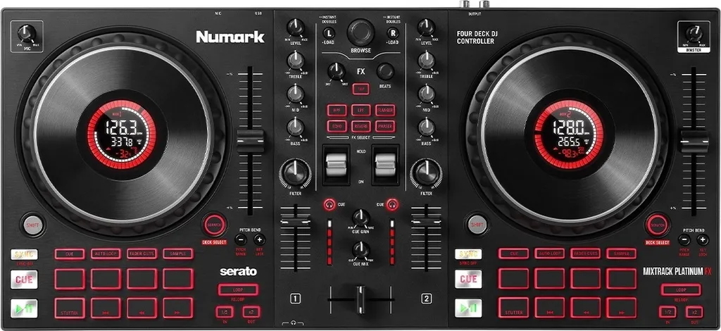 Numark Mixtrack Platinum FX - Jog Wheels 6 pouces et écrans intégrés - 3