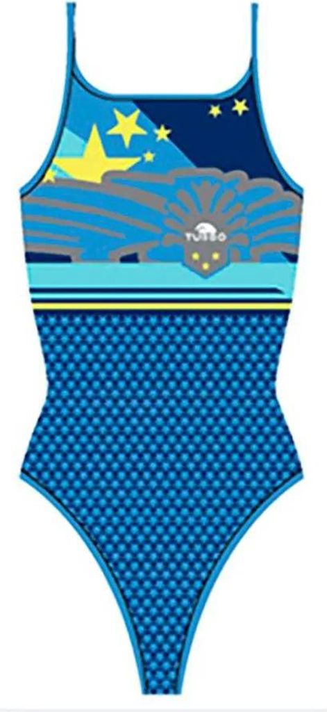 Turbo Soccer Badeanzug Blau XL Damen Blau XL