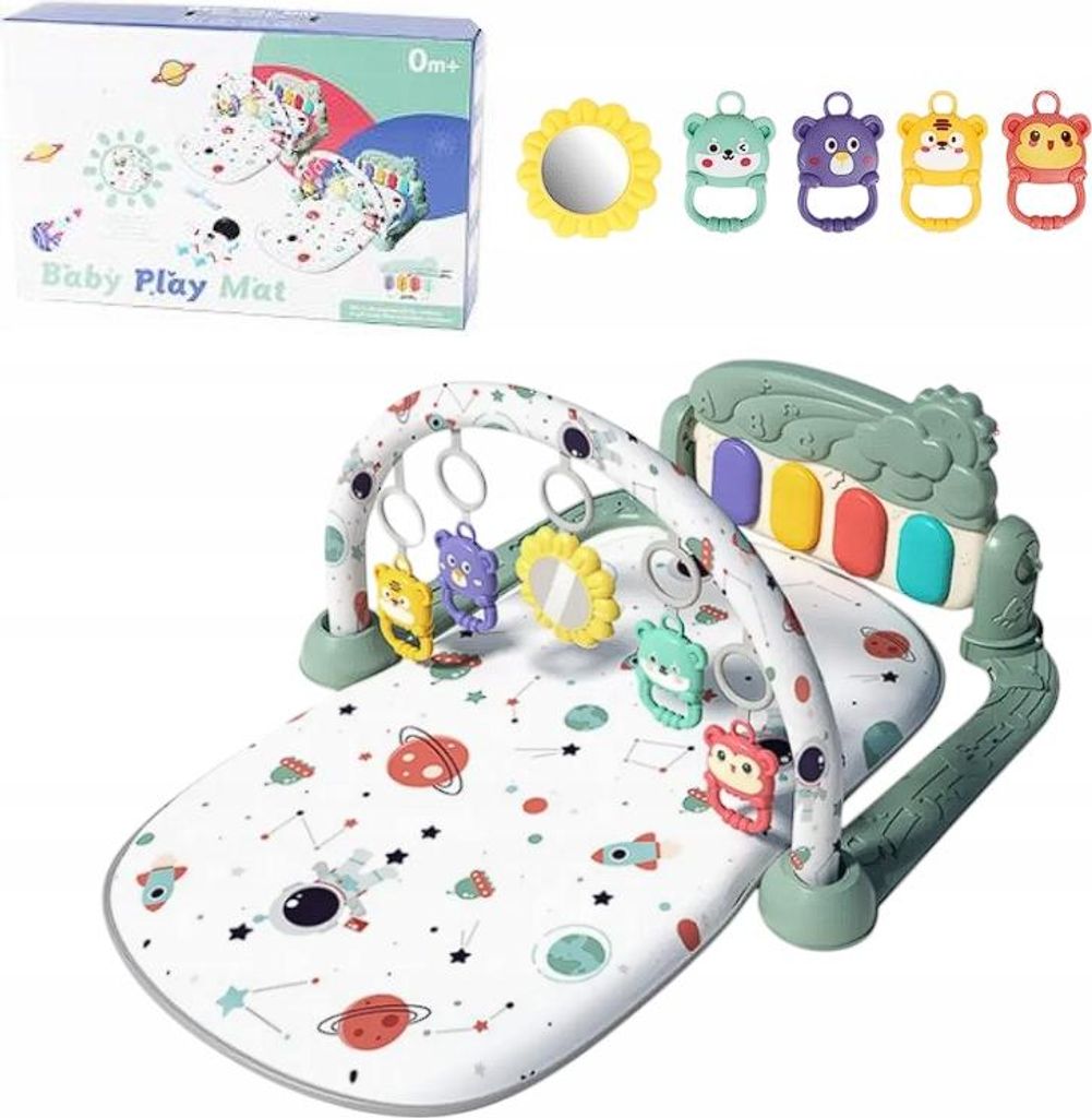Tappeto didattico interattivo 3 in 1 con pianoforte e Immagine del prodotto 