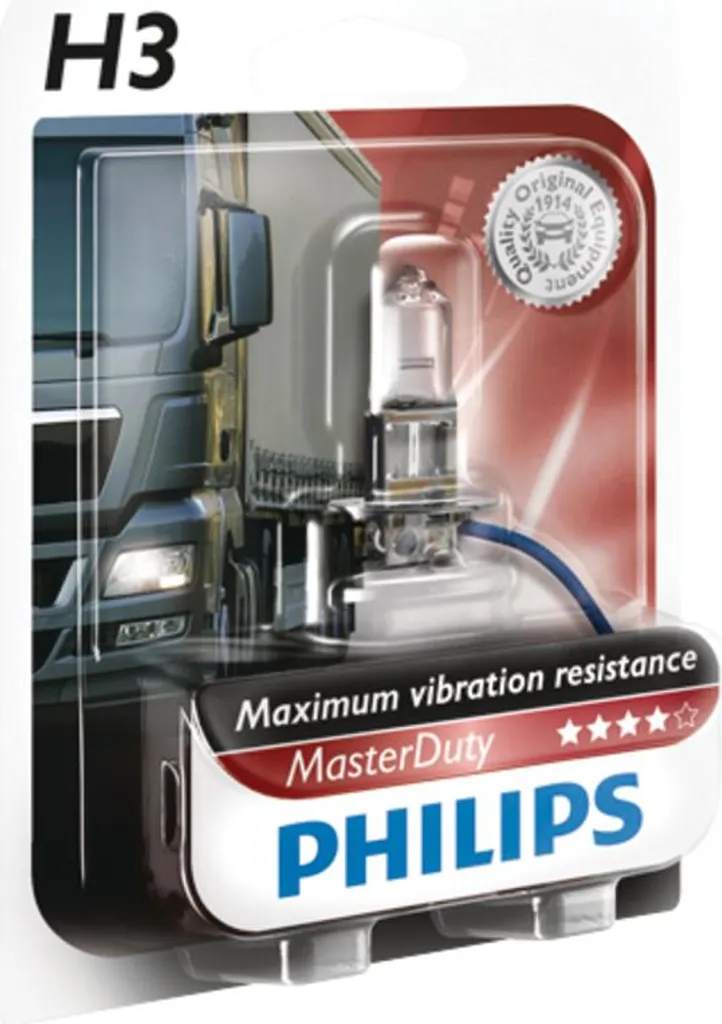 Lampe Halogène H3 24V 70W Philips pour Optiques de Phares de Chantier