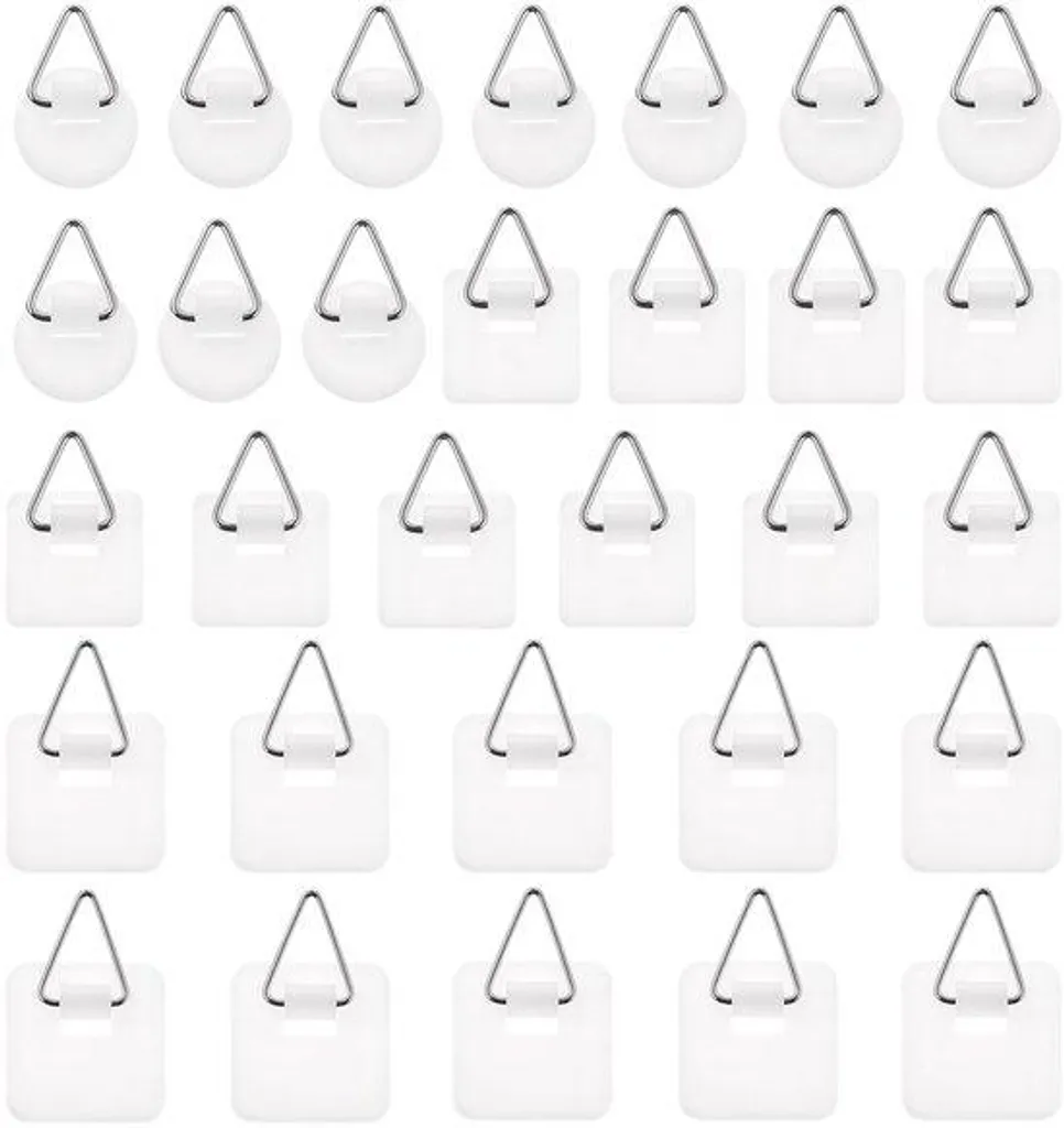 Cadres photo autocollants pour mur de photos sans trou - Lot de 30 cartons