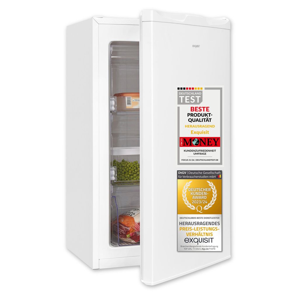 Exquisit Gefrierschrank 63 l | Energieklasse D | Produktbild 