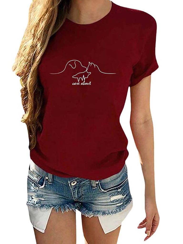Sommer-Tops Für Damen, Leinen, Kurzärmelig, Boho- Produktbild-Vorschau 5