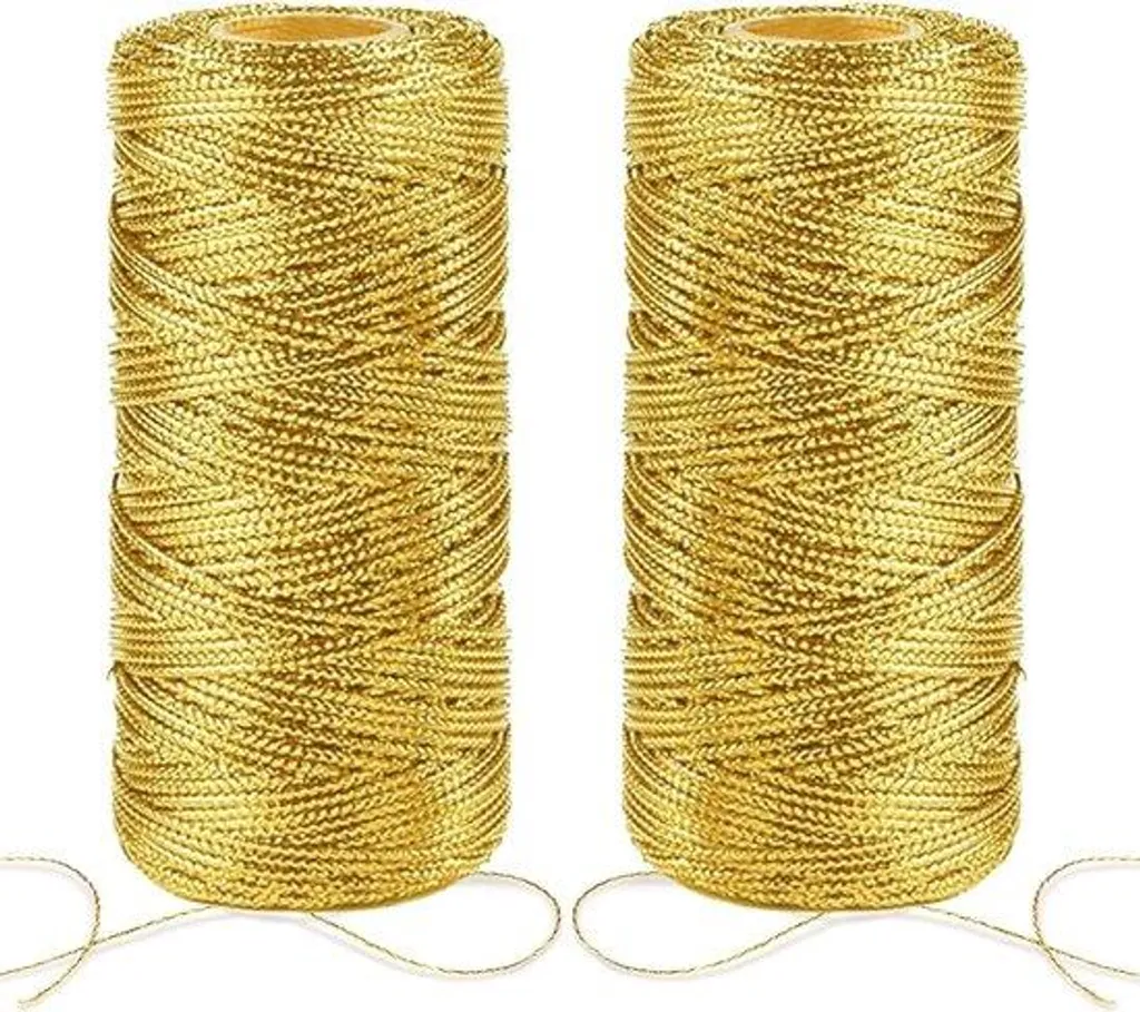 Fil doré 1mm x 100m : fini les paquets cadeaux ternes et sans tenue