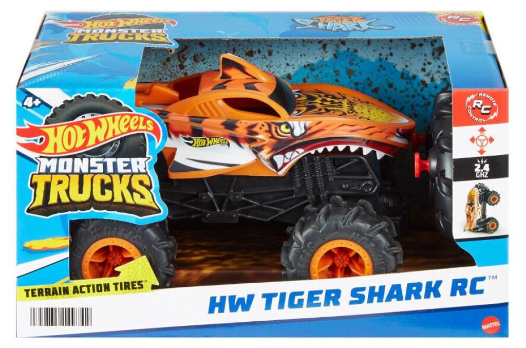 Hot Wheels Monster Trucks RC HW Tigerhai RC im Maßstab Produktbild 