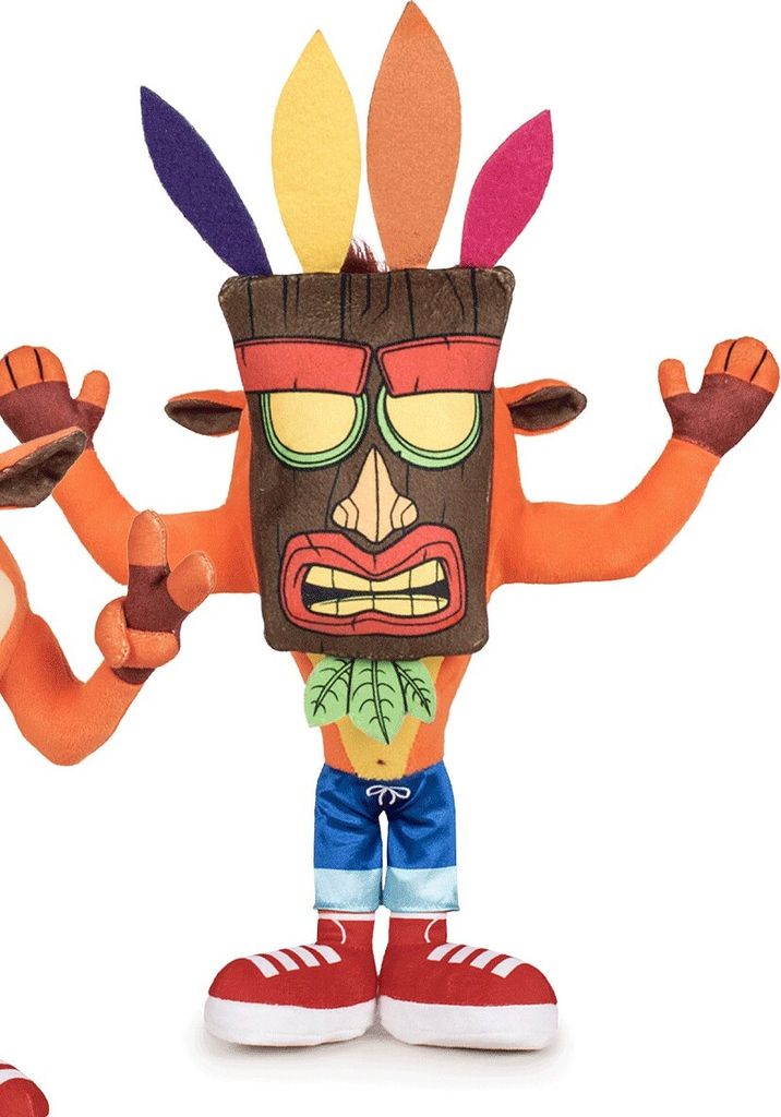 Crash Bandicoot Aku Aku 22cm Groß Kuscheltier Plüschfigur Produktbild 