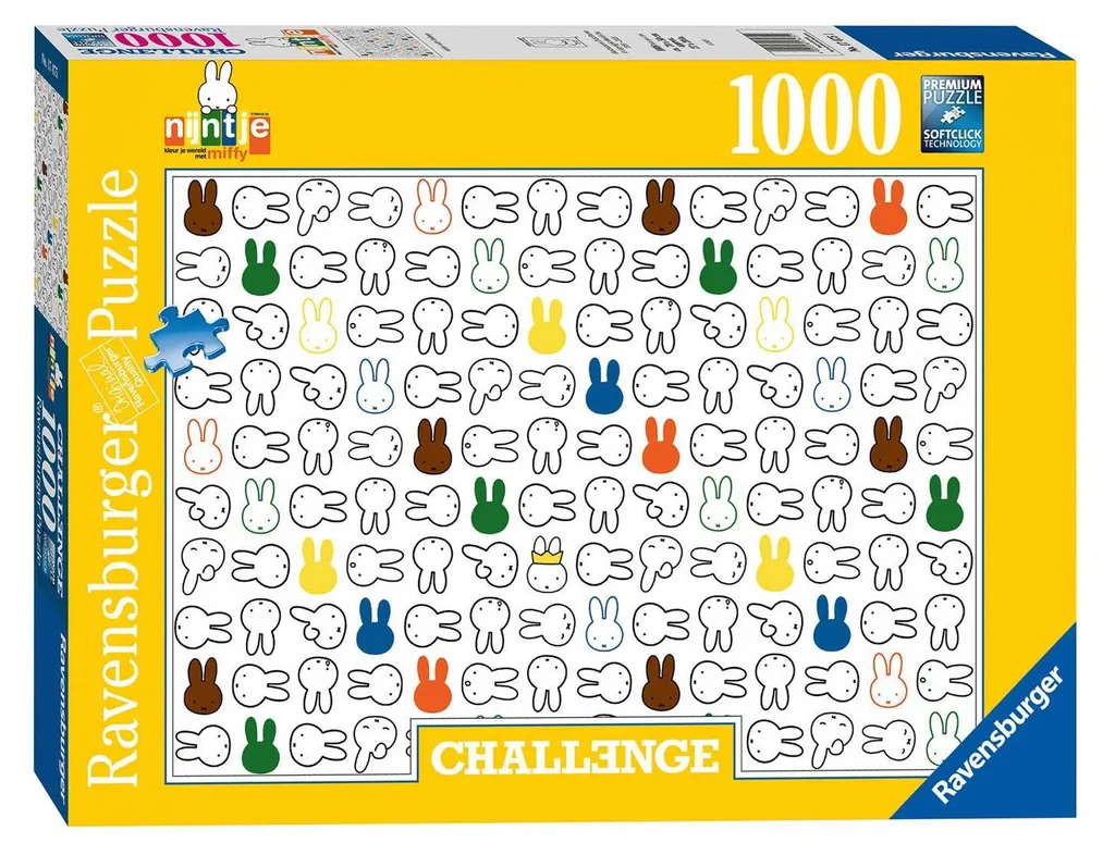 Puzzle 1000 pièces Miffy pour amateur de casse-tête difficile - Défi - 2