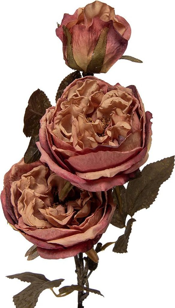 Clayre & Eef Kunstblume 70 cm Rosa Kunststoff